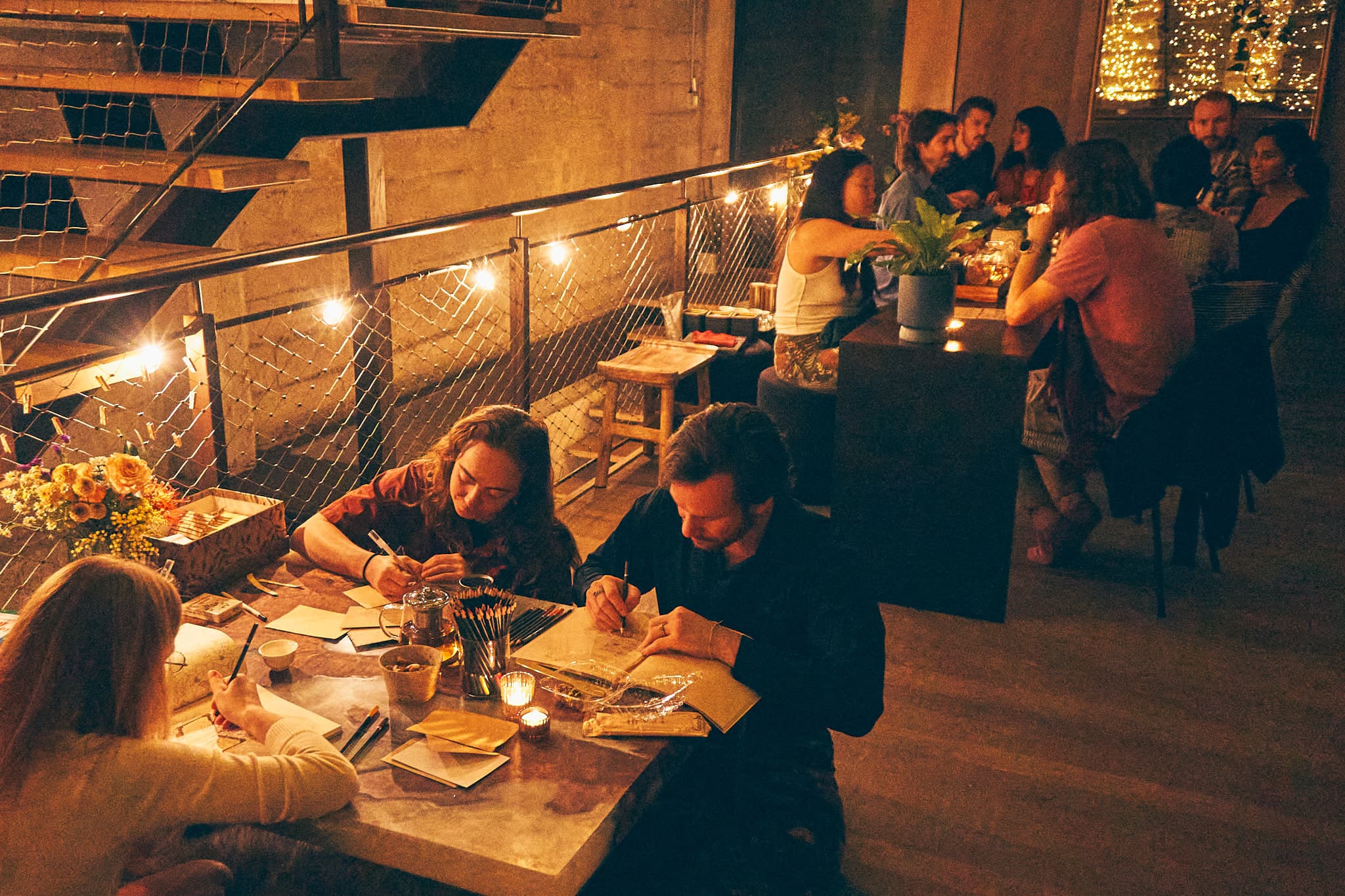 An intimate evening of tea and connection